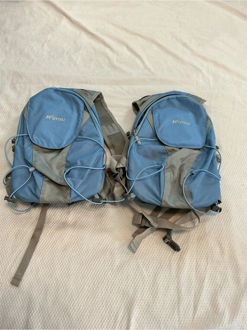 Men's Blue Daypack Backpack - Lightweight Outdoor Carry